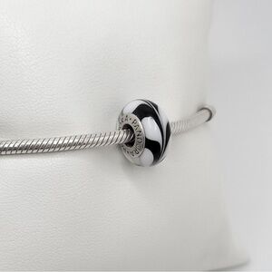 Pandora Black and White Charm